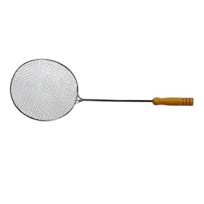 Escumadeira Cabo de Madeira Arame Galvanizado N01 10CM Cozinha Aramefer