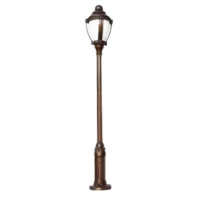 Poste para Jardim Colonial Centroparque Alumínio 3,45m Luminárias N. Sra. da Guia