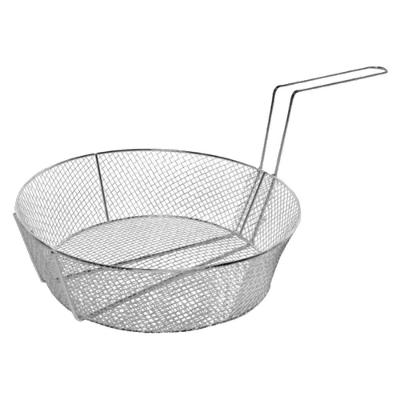 Cesto para Fritura Friturama Côncava Redonda 35CM Aço Inox Aramefer