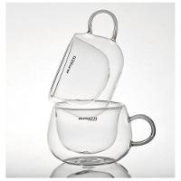 Jogo Chá 2 Xícaras Com Alça 200ml Bugatti E Infusor De Chá