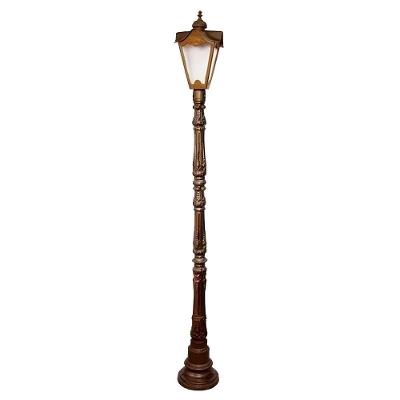 Poste Colonial Genebra para Jardim de Alumínio 1,97m Luminárias N. Sra. da Guia