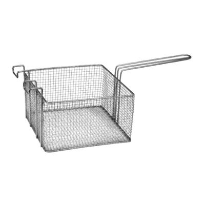 Cesto para Fritura Retangular 24x45CM Arame Galvanizado Cozinha Aramefer