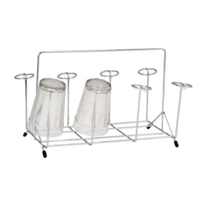Suporte para Copos de Mesa 8 Unidades Arame Galvanizado Resistência à Corrosão Aramefer