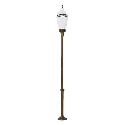 Poste para Jardim Colonial Paulista Alumínio 3,40m Luminárias N. Sra. da Guia