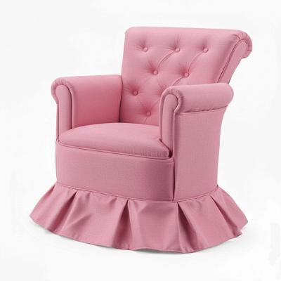 Poltrona Amamentação Aconchego Suede com Capitonê Rosa Isa Estofados