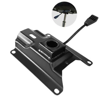 Flange Base Cadeira de Escritório Regulagem Pistão em Aço Preta Leva Pro Pet