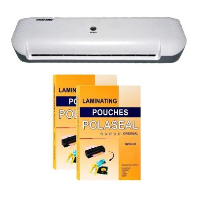 Kit Plastificadora Laminadora Polaseal RG 0,05 200und 110V Preto Motivate
