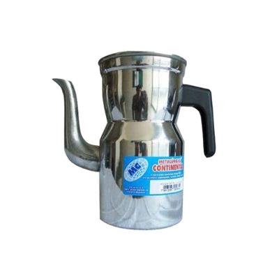 Cafeteira de Alumínio Reforçado 1L com Tampa para Cozinha Continental