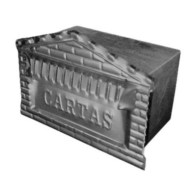 Caixa de Correio Tijolinho Galvinox 12x25x12cm Resistente à Maresia Brassol