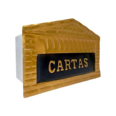 Caixa de Correio Tijolinho Aço Carbono 15x25x12cm Brassol