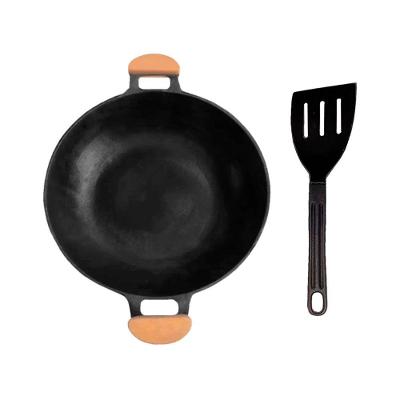 Paella PA34-ALUMV Alumínio Fundido Antiaderente Alça Madeira 34cm Alumínios Vitória