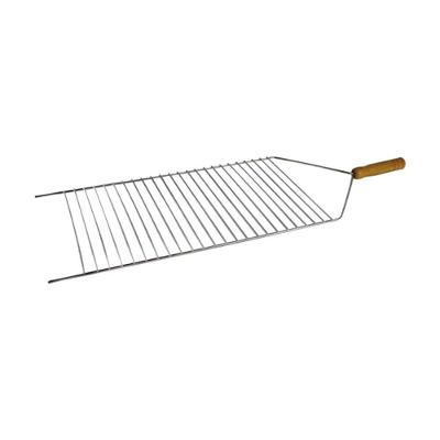 Grelha Reta para Churrasqueira Dobrável Arame Galvanizado 21x66 cm Aramefer