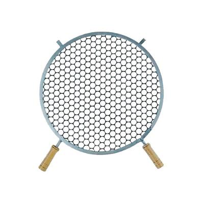 Grelha Redonda para Churrasqueira Aço Inox 45cm Santa Edwirges