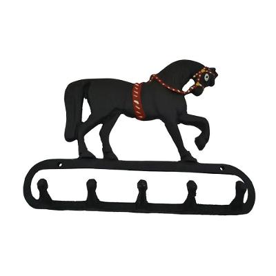 Suporte para Chaves e Toalha Cavalo em Alumínio Fundido Gaspar