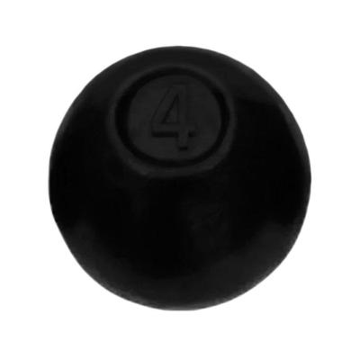 Bola de Arremesso BATF4A Ferro Fundido 4kg Preta Anilhas Fitness