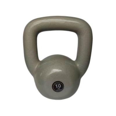 Kettlebell Emborrachado 10kg Funcional Ferro Fundido Preto Anilhas Fitness