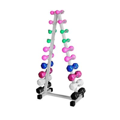 Suporte para Halteres Modelo a 10 Pares Aço Pintado Anilhas Fitness