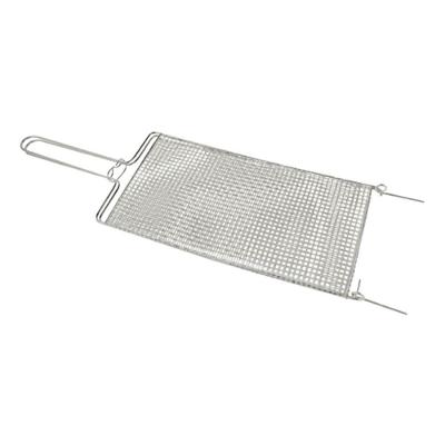 Grelha Dobrável Miúdo Churrasqueira 21x69cm Aço Galvanizado Aramefer