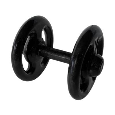 Dumbbell Emborrachado 8kg Ferro Fundido Treinamento Funcional Anilhas Fitness