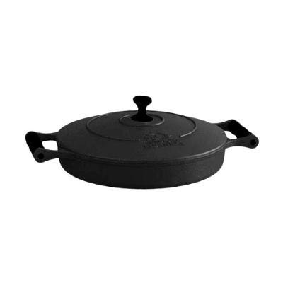 Frigideira Alças de Silicone Preto Tampa de Ferro 28CM 2,5L Libaneza