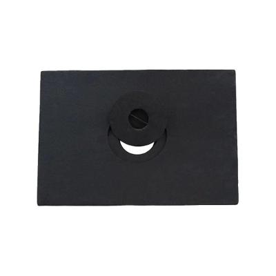 Chapa Gaúcha de Ferro Fundido Fogão a Lenha 1 Furo 30x54cm Preta