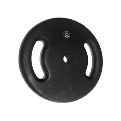 Anilha Ferro Fundido Injetada Alça Lateral 20kg Treino Funcional Anilhas Fitness