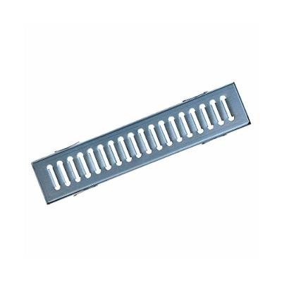 Ralo Grelha Linear com Caixilho GEZ001OM Aço Galvanizado 10x50cm Ouro Minas