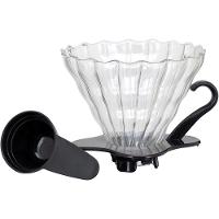 Kanne Suporte Filtro Café 10X12X12Cm Borosilicato Transp Com Acessorio - 1