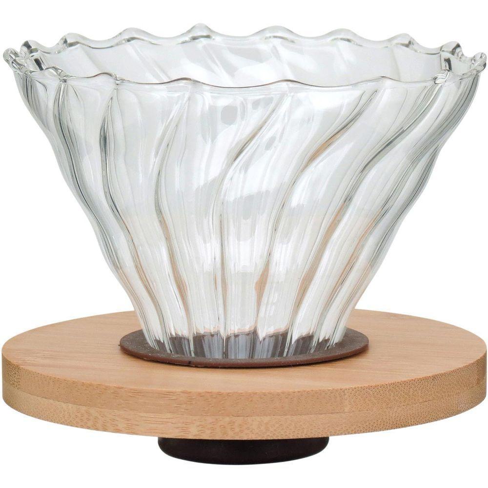 Kanne Suporte Filtro Café 10X12X12Cm Borosilicato Transp - 1