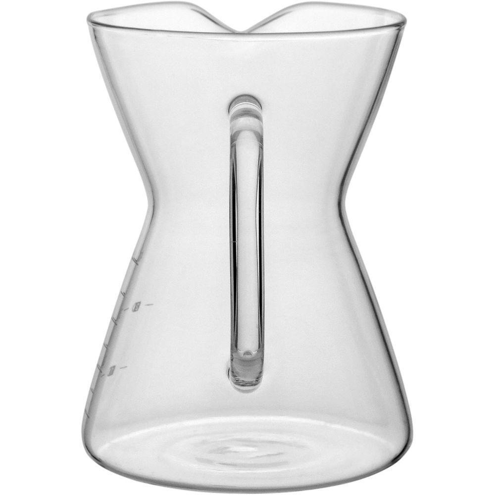 Kanne Cafeteira Com Filtro 14X15X11Cm 400Ml Borosilicato Transp - 6