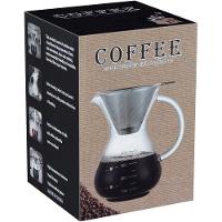 Kanne Cafeteira Com Filtro 14X15X11Cm 400Ml Borosilicato Transp - 19