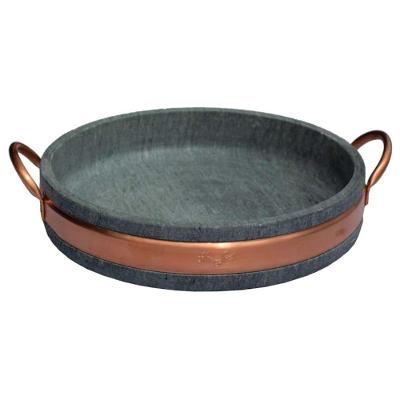Frigideira Pedra Sabão Alça de Cobre 16,0CM Industria São Jose