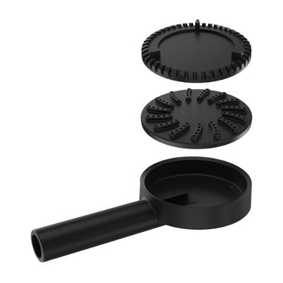 Queimador Econômico Simples Reto Fogão Industrial Ferro Fundido 10cm Libaneza