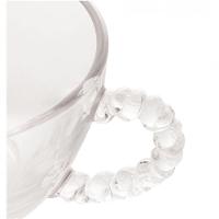 Jogo De Xícaras De Café 6 Peças Cristal Coração 80 Ml - Lyor