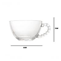 Jogo De Xícaras De Café 6 Peças Cristal Coração 80 Ml - Lyor - 5