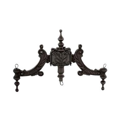 Suporte Poste e Luminária 1201-FSC Ferro Fundido Design Colonial 44x90cm