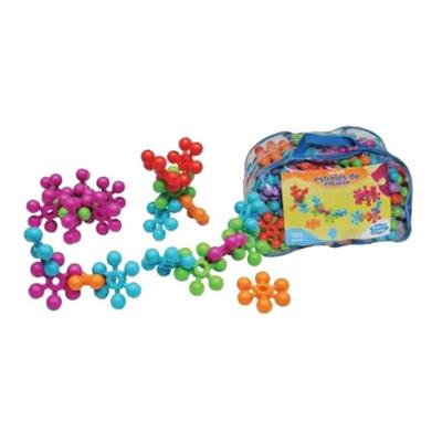Brinquedo Educativo Estrelas de Encaixe 125 Unidades Sonho de Criança