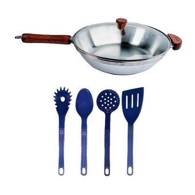 Frigideira Wok Funda Oriental Alumínio Antiaderente 28CM Javali