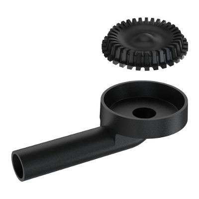 Queimador Alta Pressão N02 8,7cm Ferro Fundido Fogão Industrial Libaneza