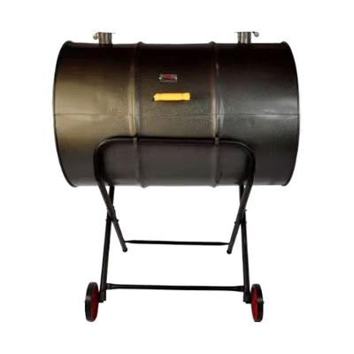 Churrasqueira a Bafo Grill Tambor 200L Portátil com Rodas Minasca
