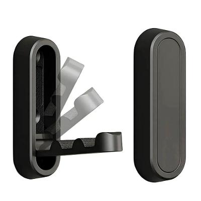 Gancho Retrátil de Parede 90 Graus Multiuso Plástico 3D Compacto 18kg