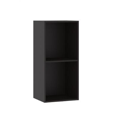 Nicho Slim sem Porta 0 Gavetas MDP 40cm Preto Luciane Móveis Parede