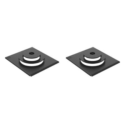 Kit 2 Chapas Modulares Acopláveis Fogão a Lenha Ferro Fundido 34x31cm Libaneza
