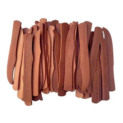 Kit 50 Peças Faquinha de Pau Madeira 16CM Cozinha Colher de Pau
