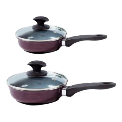 Kit Frigideiras Antiaderente Cerâmica 16 e 24CM Vermelha Javali