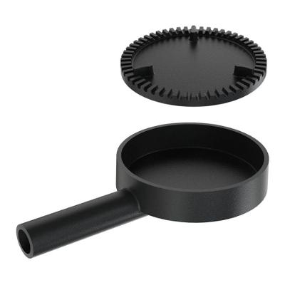 Queimador Simples Fogão Industrial N02 13cm Ferro Fundido Preto Libaneza
