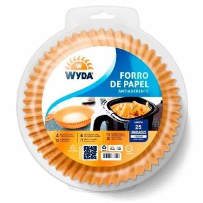 Forro de Papel para Airfryer Antiaderente Descartável Pequena Wyda