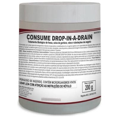 Detergente para Tubulações Drop-in-a-drain em Pó 200g Spartan
