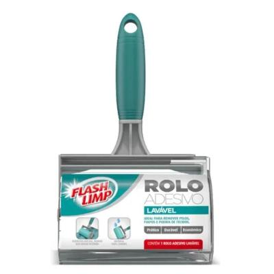 Rolo Adesivo Lavável FLP6497 Reutilizável para Roupas e Estofados Flashlimp