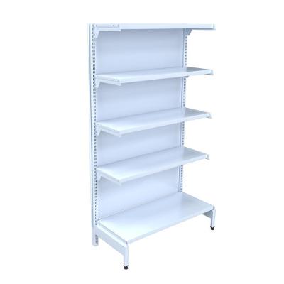 Gôndola Prateleira Fácil New Plus 1,70m Parede Inicial Aço Carbono Branco SA Gôndolas